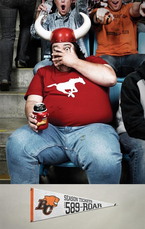 Агентство Rethink Communications использует болельщиков для рекламы команды регби BC Lions