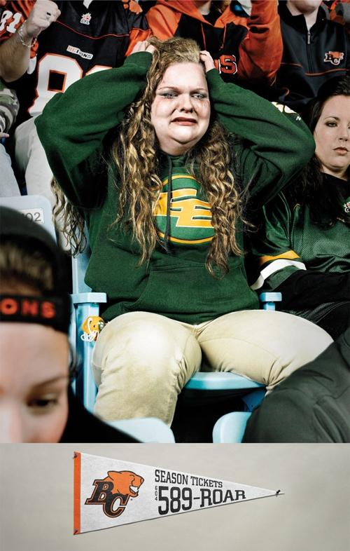 Агентство Rethink Communications использует болельщиков для рекламы команды регби BC Lions