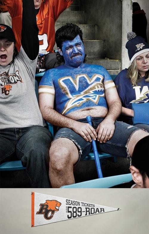 Агентство Rethink Communications использует болельщиков для рекламы команды регби BC Lions