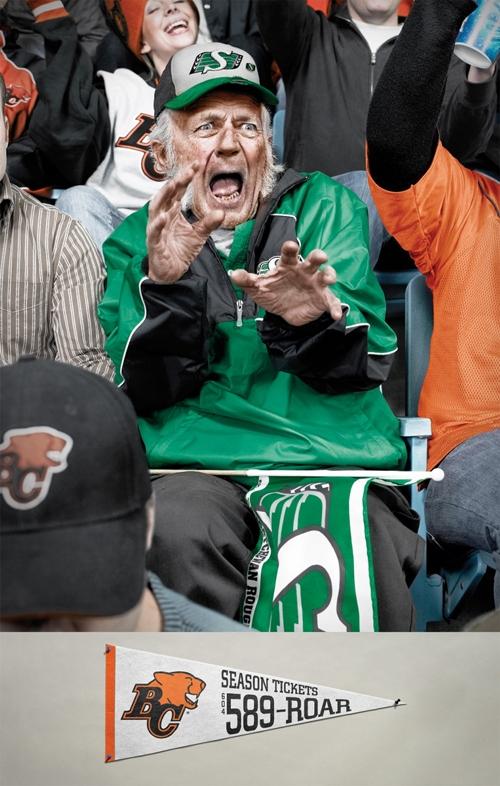 Агентство Rethink Communications использует болельщиков для рекламы команды регби BC Lions