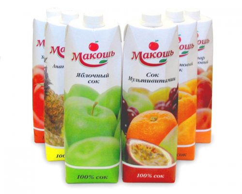 Линейка фруктовых соков от компании "Балтимор"