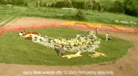 Кадр ролика McDonald's