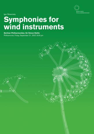 Реклама концертов, проходящих в берлинской филармонии от & Friends, Berlin