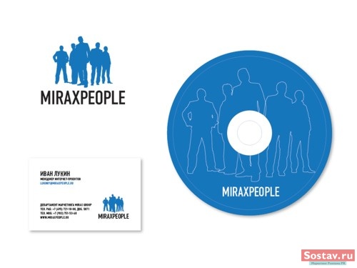 Фирменный стиль HR-проекта компании Mirax Group от Aero