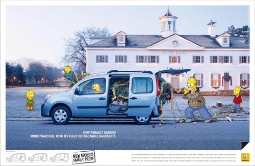 Renault Kangoo: The Simpsoms - Christmas Tree