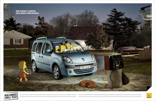 Renault Kangoo: The Simpsoms - TV