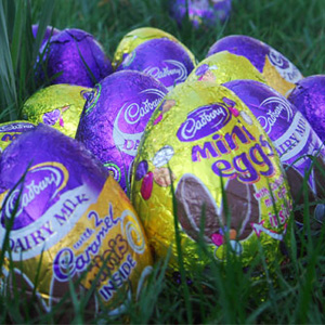 Пасхальные яйца Treasure Eggs от компании Cadbury