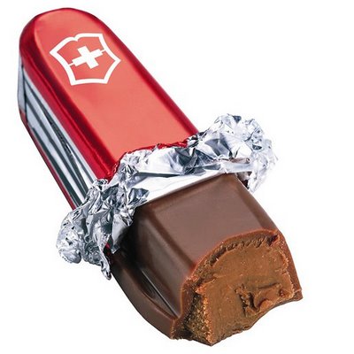 Swiss Army Knife Chocolates
