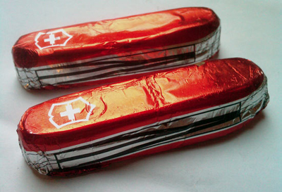 Swiss Army Knife Chocolates