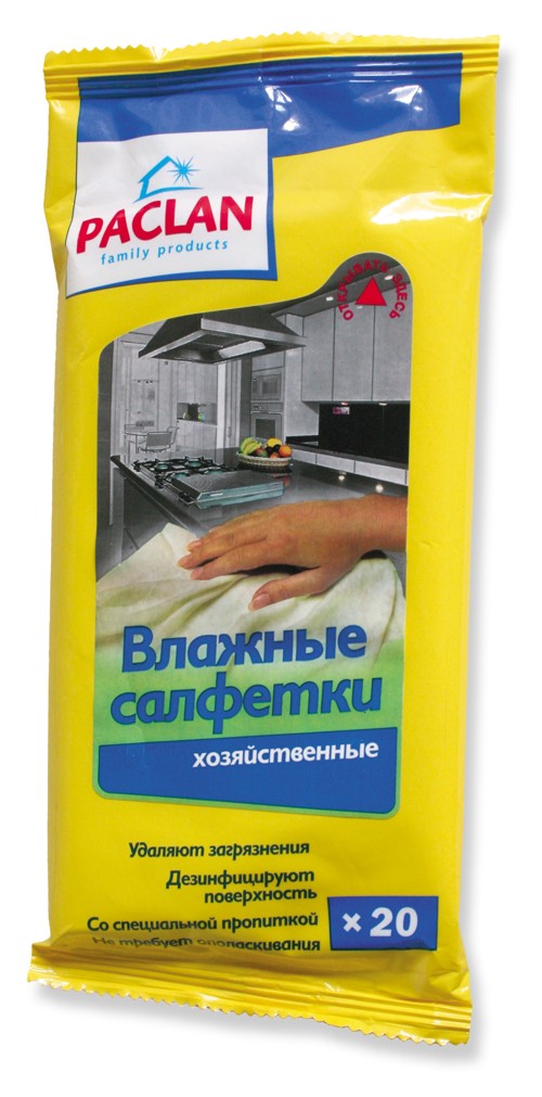 Влажные салфетки Paclan