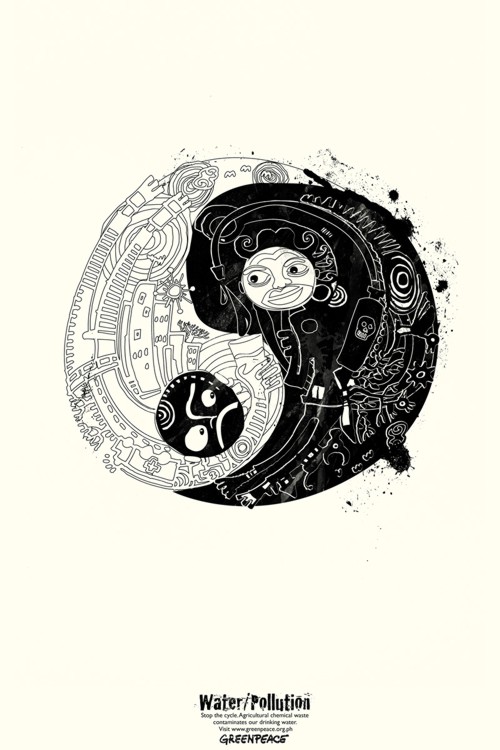 Плакат от Jimenez Basic для Greenpeace