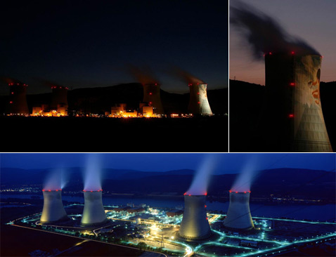 "Водолей" только подчеркнул и без того впечатляющий вид АЭС в Крюа. Однако в <a href="http://www.membrana.ru/articles/global/2006/08/29/215700.html">развлекательную станцию</a> она всё-таки не превратилась (фото с сайта de.wikipedia.org).