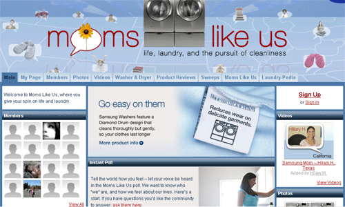 ���� "Moms Like Us" �� Samsung - ������� ��������  