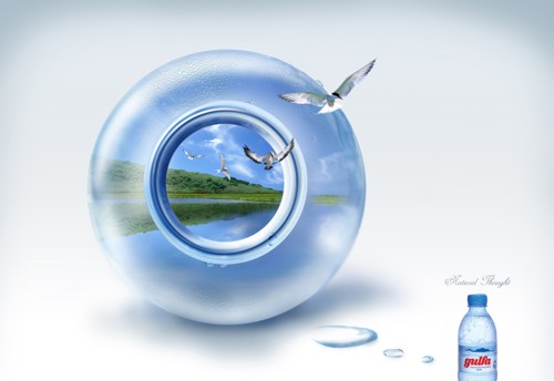 Реклама воды Gulfa