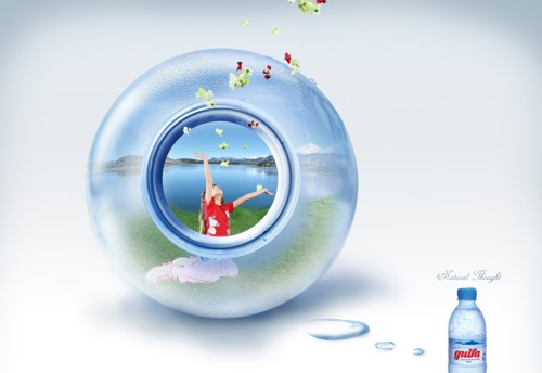 Реклама воды Gulfa