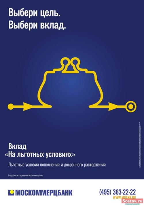 Рекламная кампания от NC Design для Москоммерцбанка
