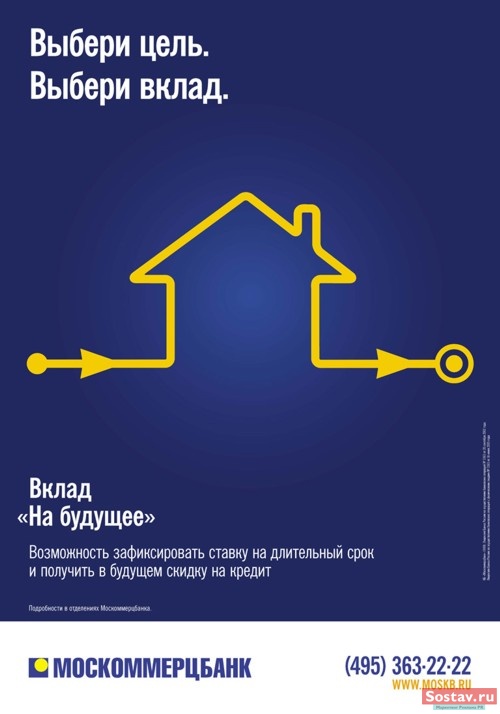 Рекламная кампания от NC Design для Москоммерцбанка