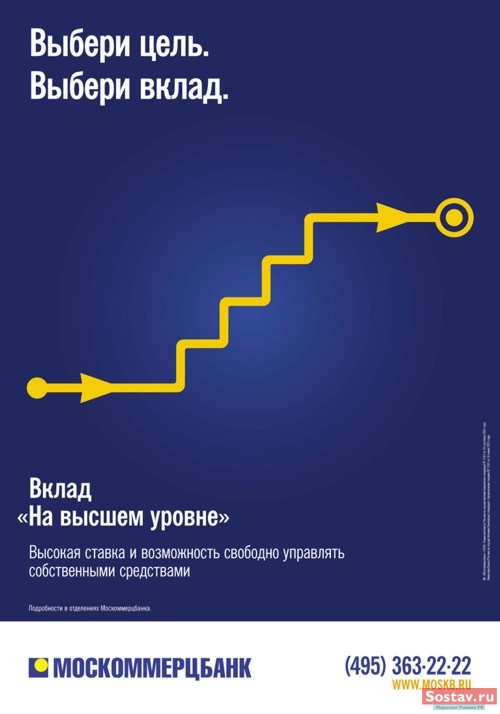 Рекламная кампания от NC Design для Москоммерцбанка