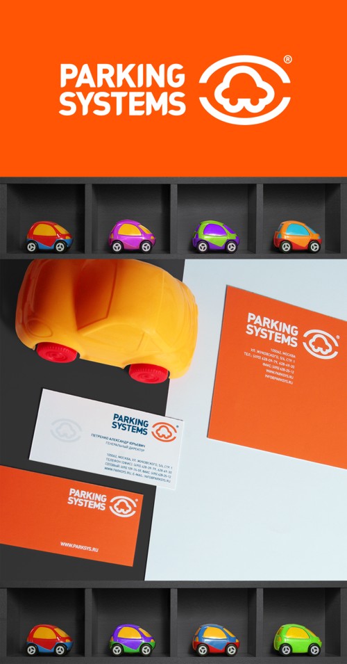 Торговая марка и фирменный стиль от FRONT:DESIGN для Parking System