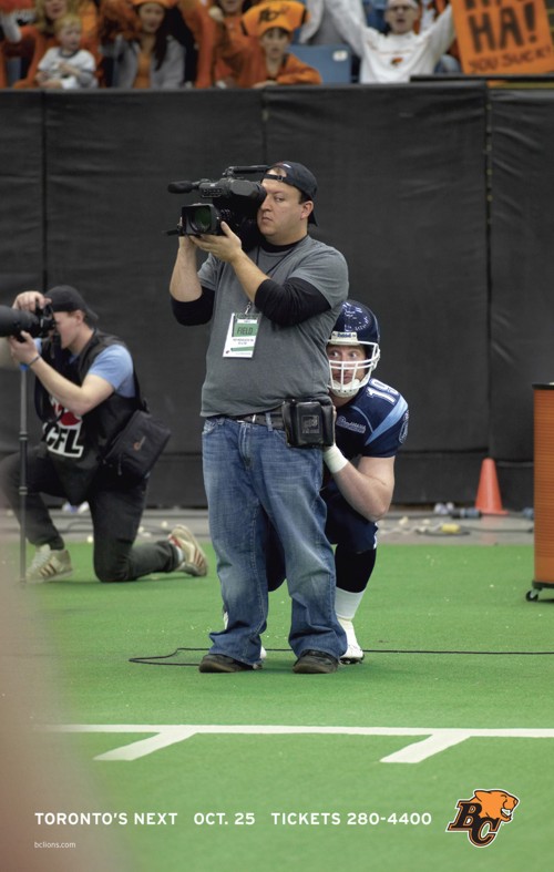 Принты BC Lions от Rethink Communications