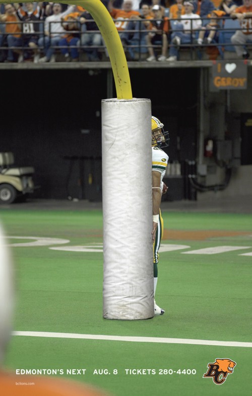 Принты BC Lions от Rethink Communications