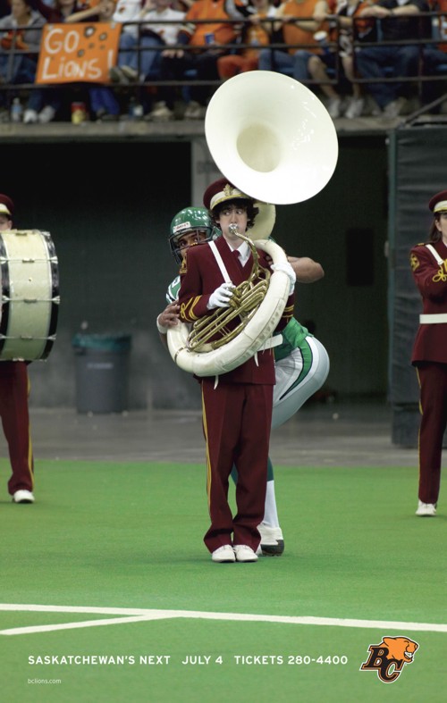 Принты BC Lions от Rethink Communications