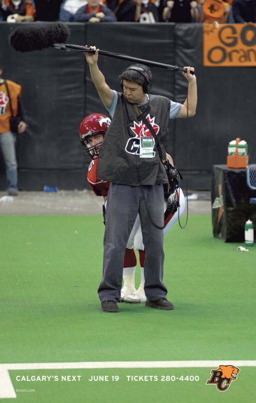 Принты BC Lions от Rethink Communications