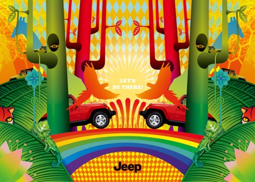 Принт для Jeep Wrangler