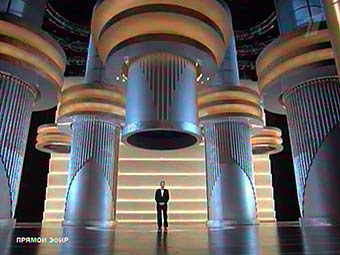 Фрагмент телетрансляции 80-ой церемонии вручения премий "Оскар". Кадр "Первого канала"