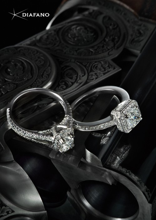 Diamonds in black - ""  DIAFANO