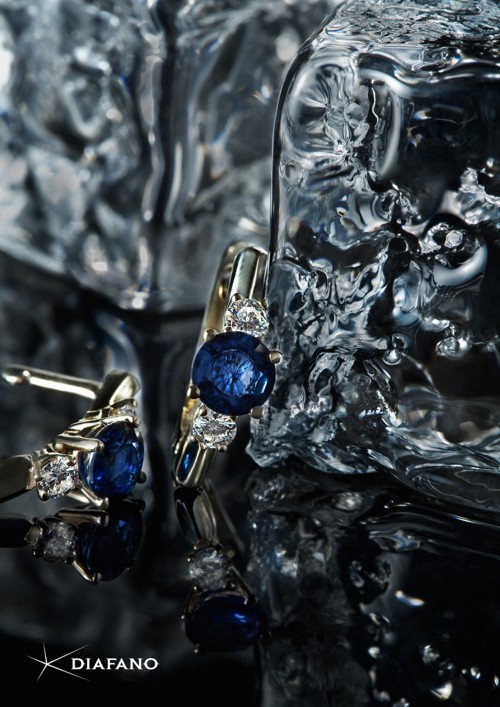 Diamonds in black - ""  DIAFANO