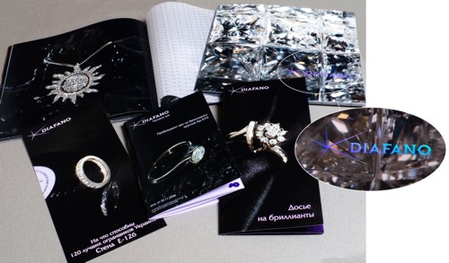 Diamonds in black - ""  DIAFANO