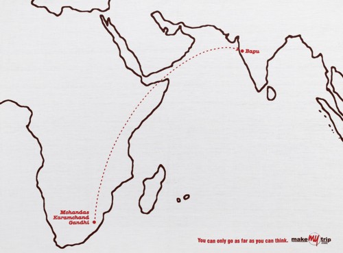 Плакаты для Makemytrip.com от Euro RSCG, Delhi