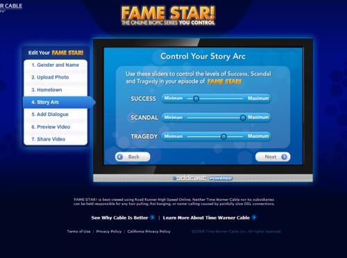 Вирусный проект Fame star