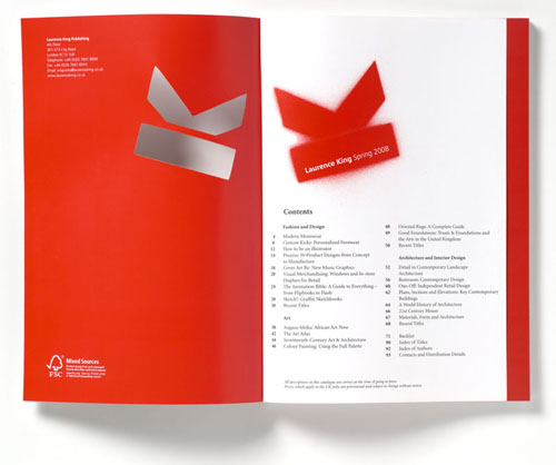 Весенний каталог Laurence King за 2008 год