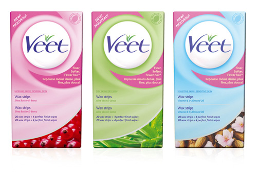 Дизайн упаковки Veet от The Brand Union
