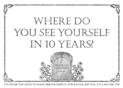 Реклама от Hill Holliday и Franklin Cemetery