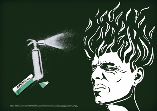 Принты для Bayer от немецкого агентство BBDO