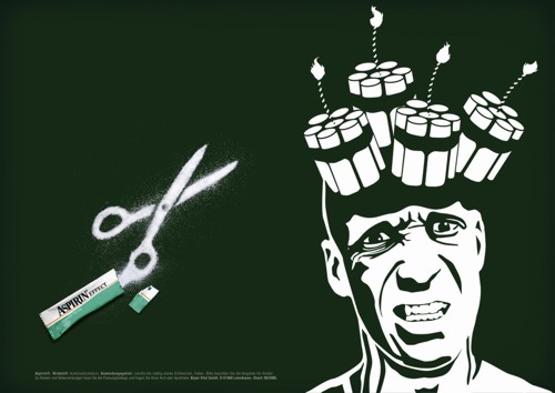 Принты для Bayer от немецкого агентство BBDO