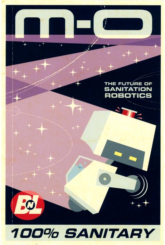 Плакат от Эрика Тана для мультфильма WALL-E