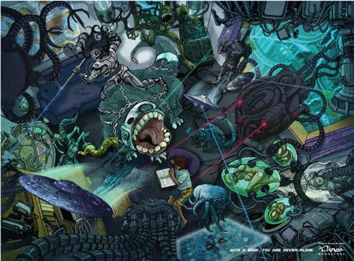 Реклама от Ogilvy & Mather для Danai Bookstore