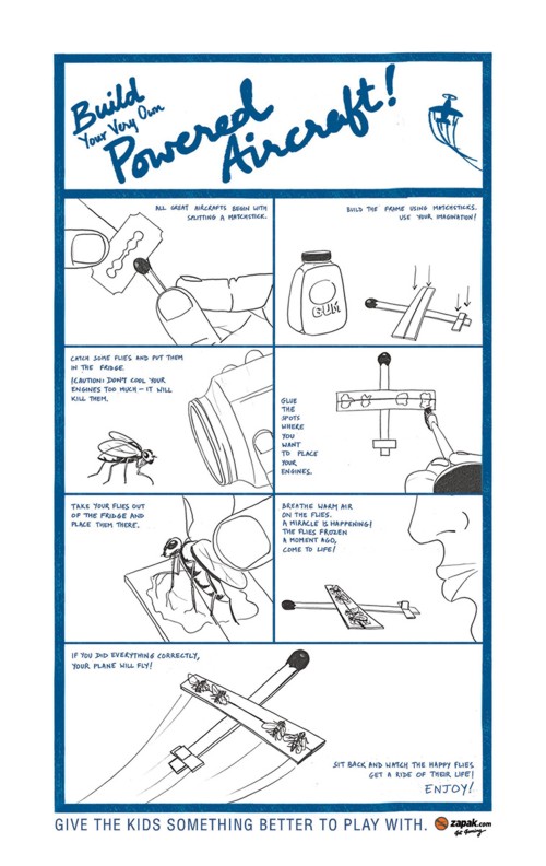 Принт от Contract Advertising для Zapak.com