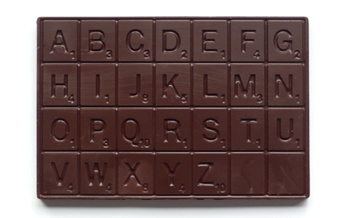 Scrabble Chocolate      