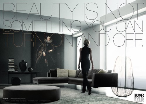 Принт от Saatchi & Saatchi для B&B Italia