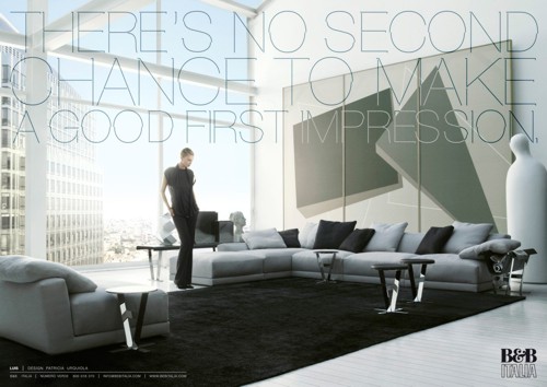 Принт от Saatchi & Saatchi для B&B Italia
