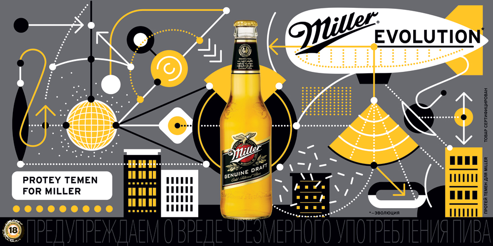 Чем отличается пиво от пивного. Миллер пиво. Пиво Миллер реклама. Пиво марки Miller.