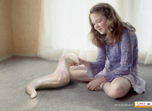 Реклама антигельминтных средств Canex