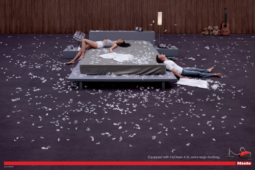 Рекламный принт агентства JWT Hong Kong бытовой техники премиум класса Miele