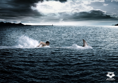 Печатная кампания плавательных костюмов Arena