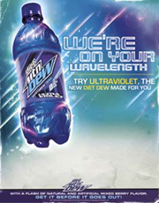  PepsiCo, ,  Mountain Dew, Mountain Dew UltraViolet,  ,  , , , 